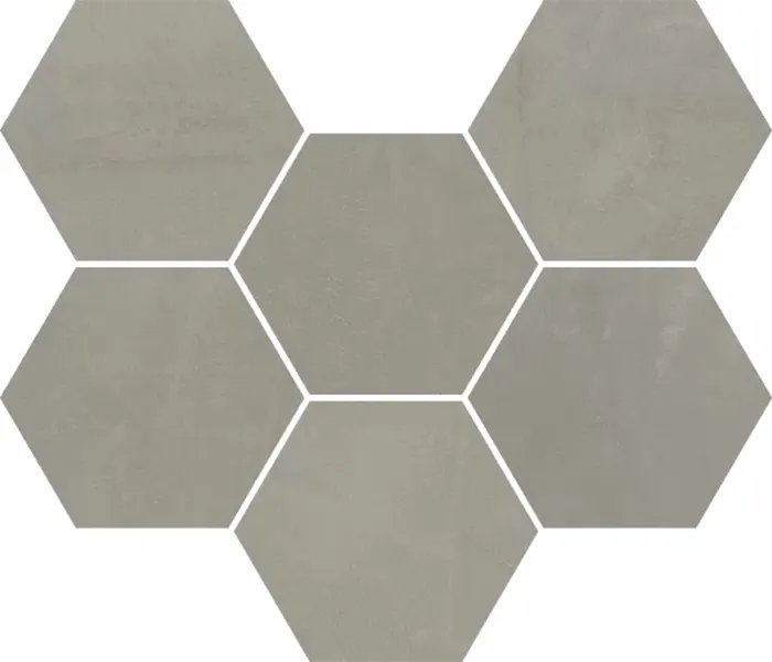 Italon Continuum Mosaico Hexagon Iron 25x29 / Италон Континуум Мосаико Хексагон Айрон 25x29 